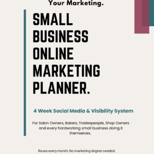 Small Business Marketing Planner - 4 Week System