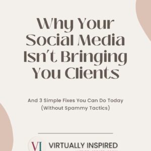 Why Your Social Media Isn't Bringing You Clients